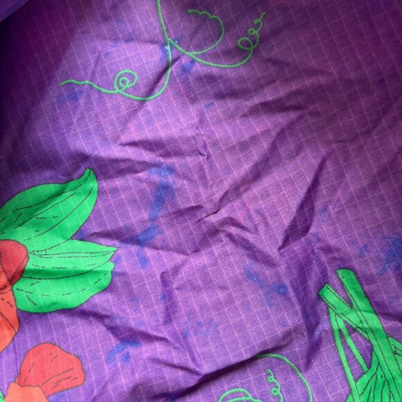 ||*Rare*|| BAGGU | Large 3D Zip | Blue Sweet Pea | San Simeon Collection || EUC - Picture 10 of 14